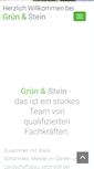 Mobile Screenshot of gruenundstein.com